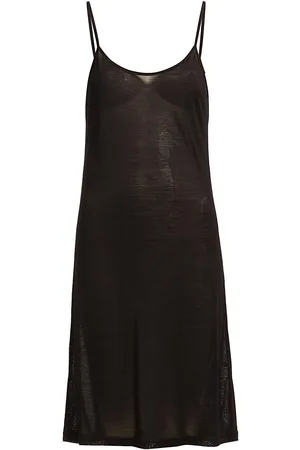 Lady Avenue Silk Jersey - Slip Nattøj Black