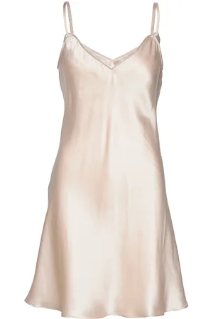 Lady Avenue Pure Silk - Slip W.cording Nattøj Pink
