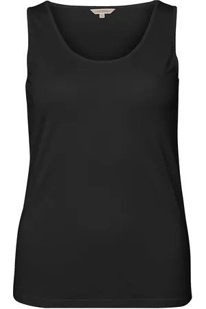 Lady Avenue Silk Jersey - Tank Top Top Black