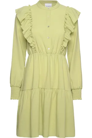 Noella Lake Dress Kort Kjole Yellow