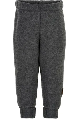 Mikk-Line Wool Pants Outerwear Fleece Outerwear Fleece Trousers Grey