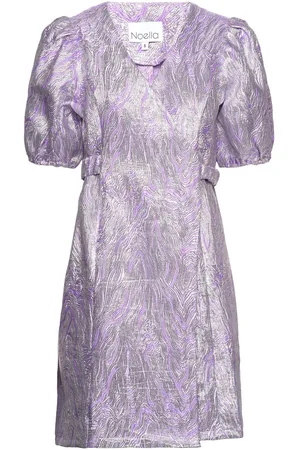 Noella Neva Belt Dress Kort Kjole Purple