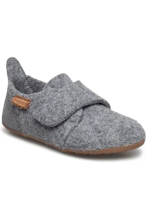 Bisgaard Casual Wool Slippers Hjemmesko Grey