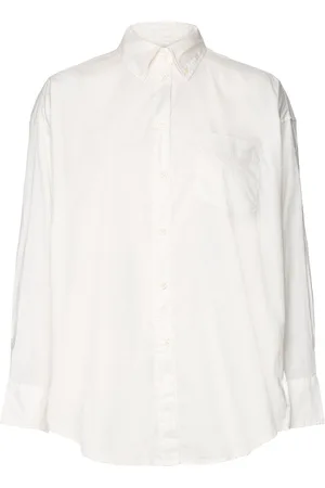 GANT Os Luxury Oxford Bd Shirt Tops Shirts Long-sleeved White