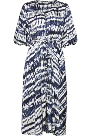 Copenhagen Muse Cmmae-Dr-Batik Knælang Kjole Blue