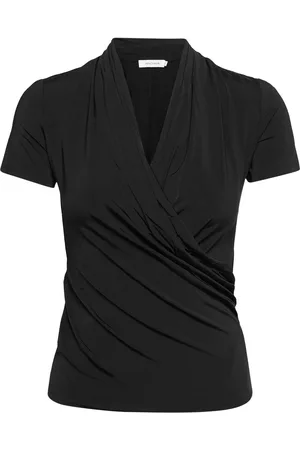 Andiata Fifi 2 Top Designers Blouses Short-sleeved Black