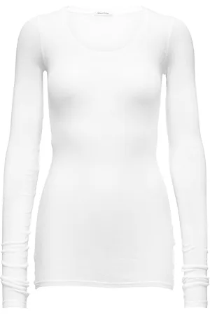 American Vintage Massachusetts Tops T-shirts & Tops Long-sleeved White