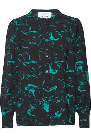 Minus Selena Skjorte Tops Shirts Long-sleeved Green