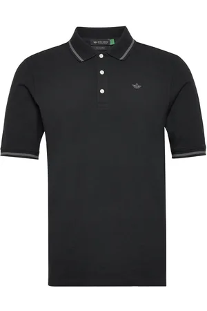 Dockers T2 Original Polo Tops Polos Short-sleeved Black