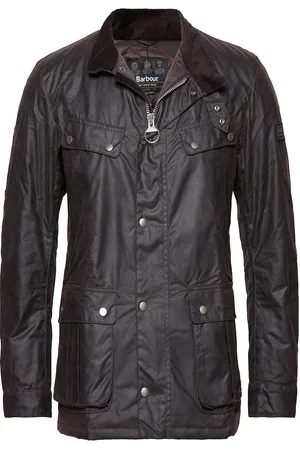 Barbour B.intl Duke Wax Jacket Designers Jackets Light Jackets Black