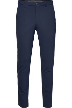 SELECTED Slhslim-Elon Trs Flex B Noos Bottoms Trousers Formal Navy