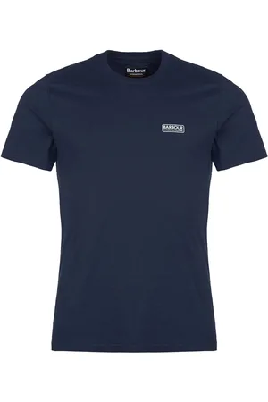 Barbour B.intl Small Logo Tee Designers T-Kortærmet Skjorte Navy