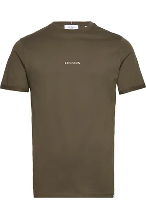 Les Deux Lens T-Shirt Tops T-Kortærmet Skjorte Green