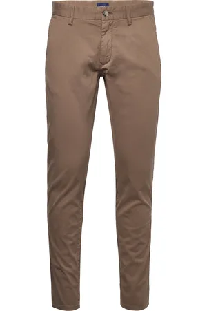 GANT Slim Everyday Chino Bottoms Trousers Chinos Brown