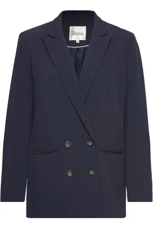 My Essential Wardrobe 27 The Tailored Blazer Blazers Double Breasted Blazers Navy