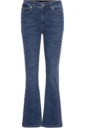 Ivy Copenhagen Ivy-Johanna Kick Flare Wash Copenha Bottoms Jeans Flares Blue