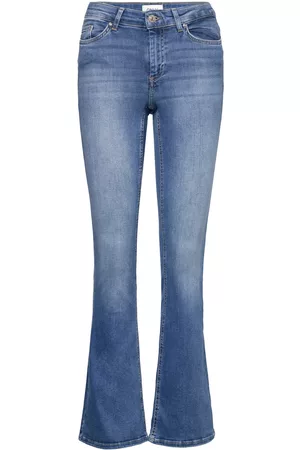 ONLY Onlblush Mid Flared Rea1319 Noos Bottoms Jeans Flares Blue
