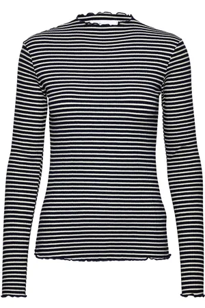 Karen by Simonsen Candacekb Stripe Ls Tops T-shirts & Tops Long-sleeved Navy