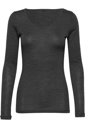 JBS of Denmark Jbs Of Dk T-Shirt Ls Wool Top Grey