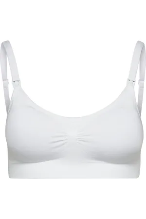 MAGIC Bodyfashion Mommy Comfort Nursing Bra Lingerie Bras & Tops Maternity Bras White