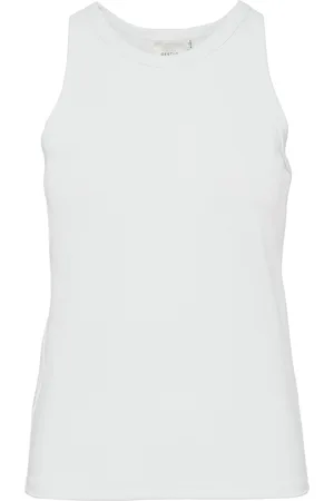 Gestuz Malbagz Sl Top Noos Tops T-shirts & Tops Sleeveless White