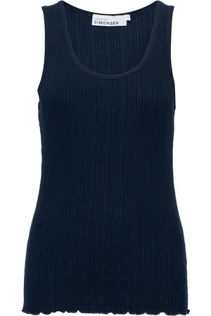 Karen by Simonsen Candacekb Tank Top Tops T-shirts & Tops Sleeveless Navy