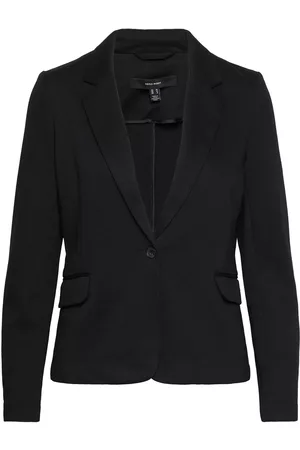 VERO MODA Vmjulia Ls Blazer Dnm Blazers Single Breasted Blazers Black