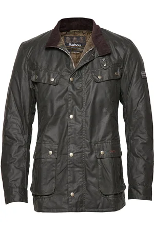 Barbour B.intl Duke Wax Jacket Designers Jackets Light Jackets Black