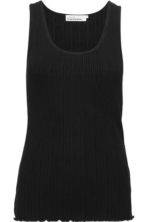Karen by Simonsen Candacekb Tank Top Tops T-shirts & Tops Sleeveless Black