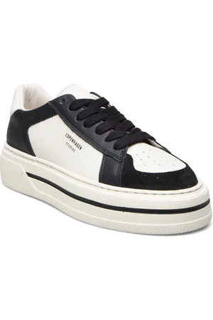 &Copenhagen Cph181 Leather Mix Black/Cream Beige Low-top Sneakers Black