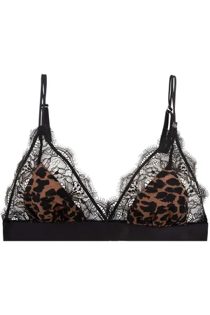LOVE Stories Love Lace Designers Bras & Tops Soft Bras Bralette Brown