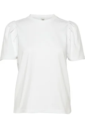 Twist & tango Isa Puff Sleeve Tee Tops T-shirts & Tops Short-sleeved White