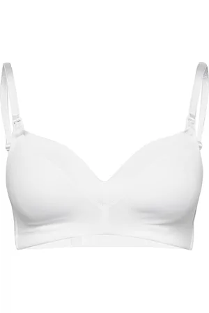 Lindex Bra Nursing Bra Matt And Shiny Lingerie Bras & Tops Maternity Bras White