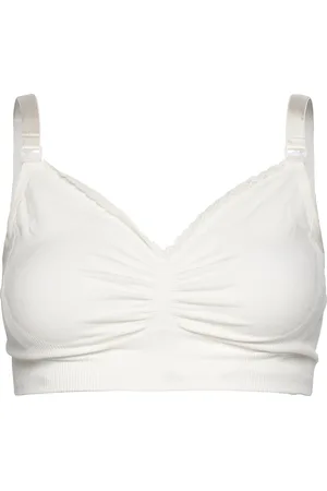 Carriwell Organic Maternity & Nursing Bra Lingerie Bras & Tops Maternity Bras White