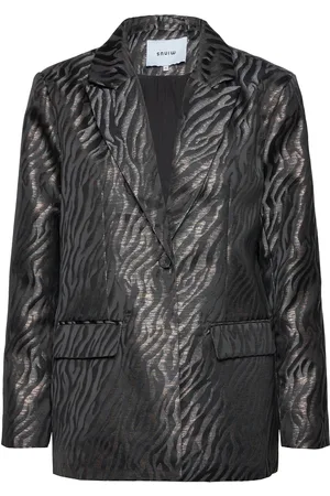 Minus Emmalia Blazer Blazers Single Breasted Blazers Black