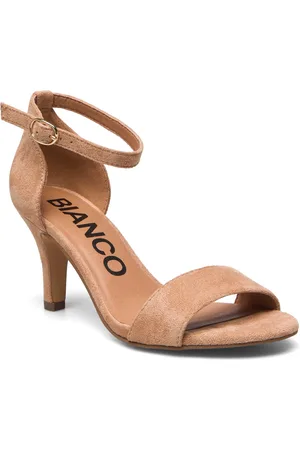 Bianco Biaadore Basic Sandal Sandal Med Hæl Beige