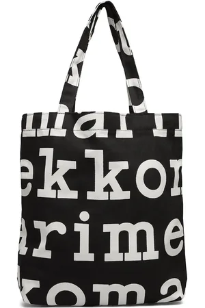 Marimekko Notko Logo Bags Totes Black