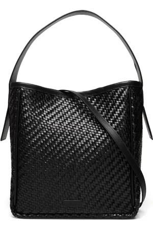 Cala Jade Iwa, Black Twill, O Designers Small Shoulder Bags-crossbody Bags Black