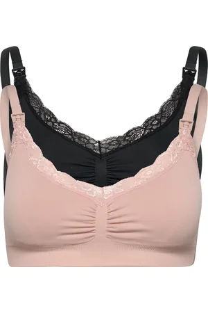 Lindex Bra 2 P Seamless Nursing W La Lingerie Bras & Tops Maternity Bras Black