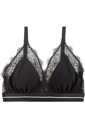 LOVE Stories Love Lace Lingerie Bras & Tops Soft Bras Bralette Black