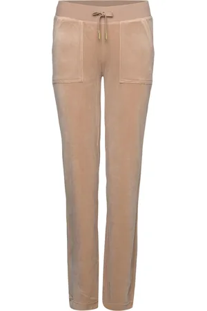 Juicy Couture Del Ray Gold Hw Bottoms Sweatpants Brown
