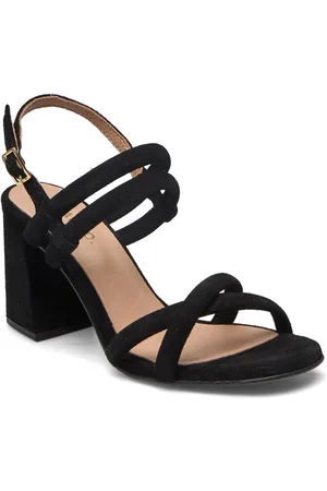 Bianco Biacharlene Cross Sandal Sandal Med Hæl Black