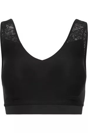 Chantelle Softstretch Padded Top Lace Designers Bras & Tops Soft Bras Tank Top Bras Black