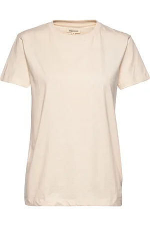 Studio Feder Freya T-Shirt - Ivory Tops T-shirts & Tops Short-sleeved Cream