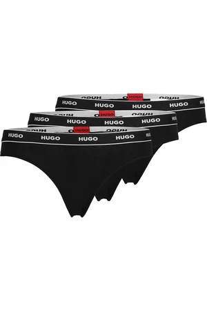 HUGO BOSS Triplet Thong Stripe G-streng Undertøj Black