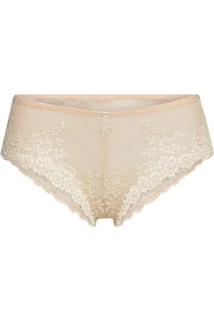 Wacoal Embrace Lace Trusser, Tanga Briefs Cream