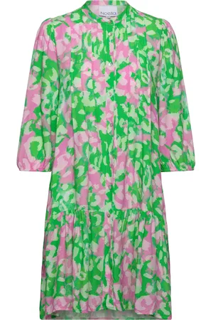 Noella Imogene Sh. Dress Kort Kjole Green
