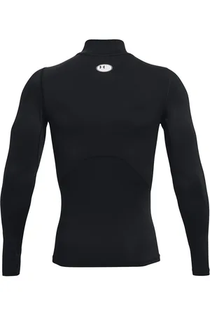 Under Armour Ua Hg Armour Comp Mock Ls Sport T-Langærmet Skjorte Black