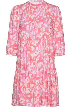 Noella Imogene Sh. Dress Kort Kjole Pink