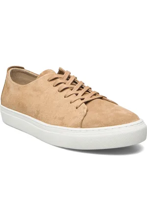 Bianco Biaajay Leather Sneaker Low-top Sneakers Beige